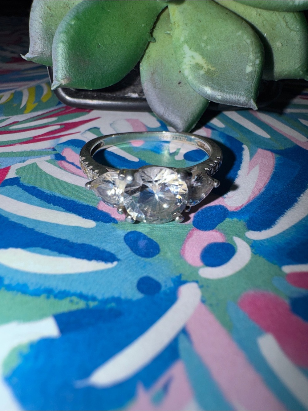 Silver CZ Ring